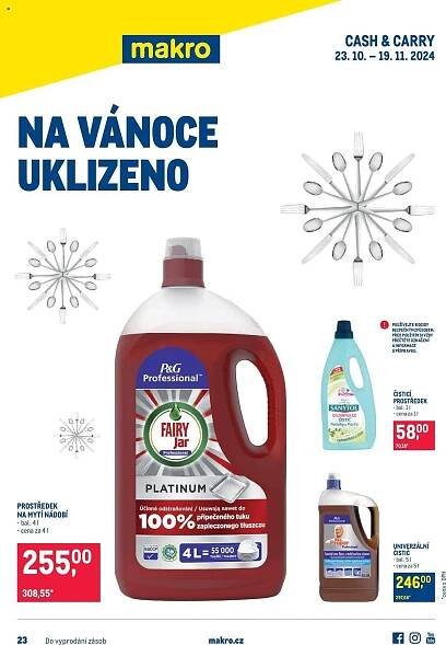 Makro leták - Na Vánoce uklizeno strana 1