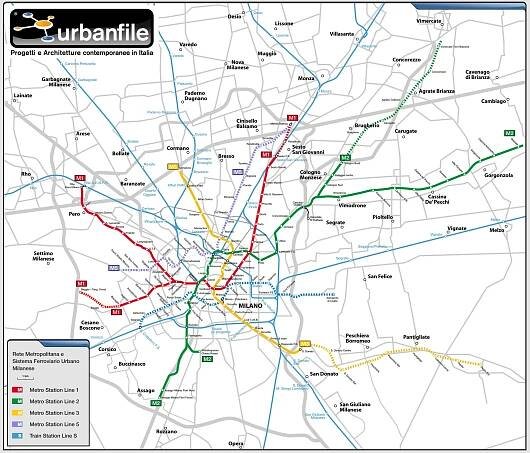 milano metro map