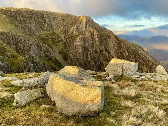 Grey Crag on the eastern face of High Stile.