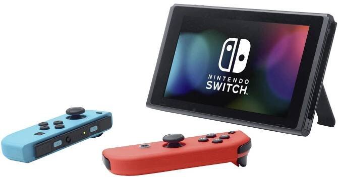 konzola Switch šedá, neonová modrá , neonová červená V2 2019 : Půhy.cz