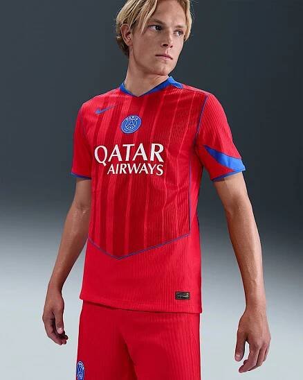 Pánský třetí autentický fotbalový dres Nike Dri-FIT ADV Total 90 Paris Saint-Germain 2025/26 Match - Global Red/Sport Red/Hyper Royal