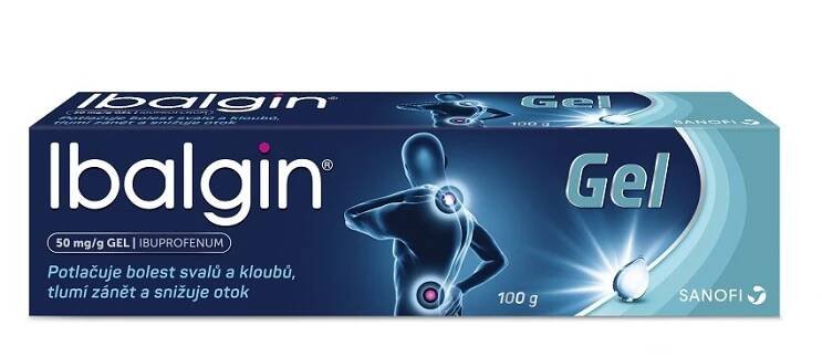 Ibalgin 50mg/g gel 100g - lékárna s rozvozem po Ostravsku a Těšínsku
