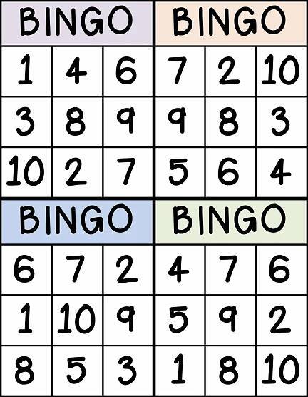 Numbers | Sarah | Numbers Preschool, Preschool Math, Kindergarten Math - Free Printable Number Bingo Cards 1 20