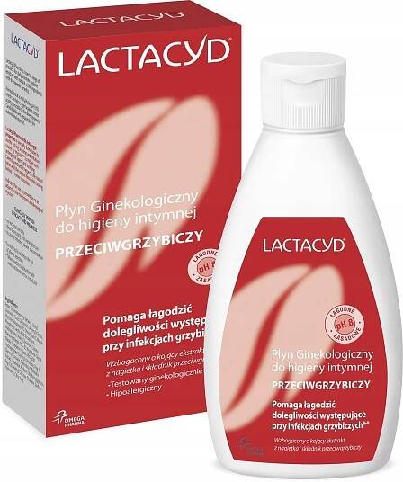 Masážní přístroj Lactacyd Gynekologický fluid pro intimní hygienu, antimykotikum 200ml - 677377