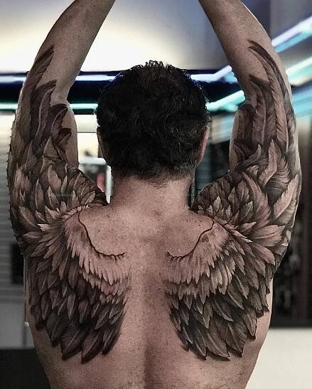 50+ Stunning Angel Wings Back Tattoo Ideas for a Bold Statement