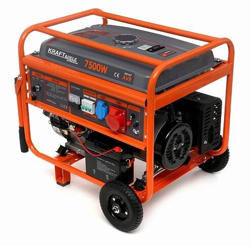 Kraft&Dele Generátor proudu elektrocentrála 7500W 230/400V KD147