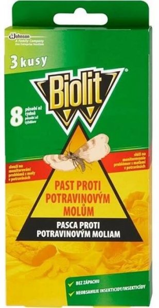 Biolit eco lapač potravinových molů 1 bal 3ks - DrogerieShop.cz