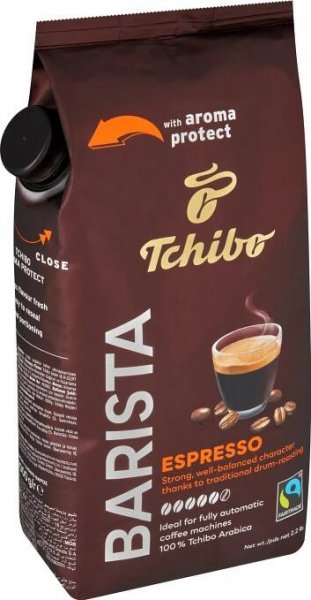 TCHIBO Barista Espresso 1000g - zrnková káva 1×1000 g, káva