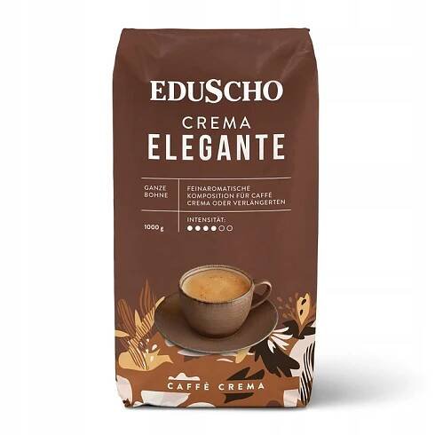 Káva zrnková Eduscho Crema Elegante 1000 g. Dovoz z Rakouska