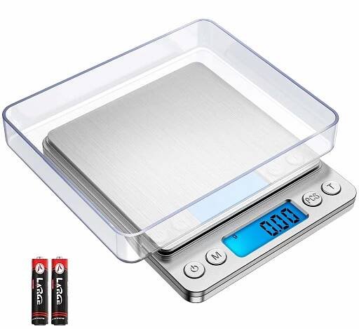 Kuchyňská váha FORTRADE KUCHYŇSKÁ VÁHA stříbrná/šedá 2 kg