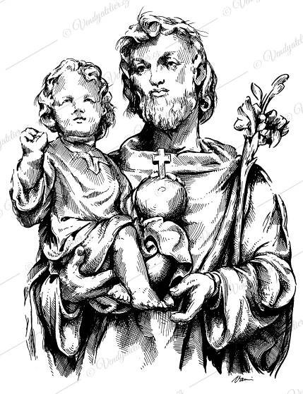 Svatý Kryštof - Saint Christopher | VENDY atelier
