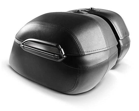 Pevné boční kufry na moto z ABS se zámky, 2x33l