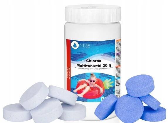 1 kg CHLOR DO BAZÉNU 20V1 MULTIFUNKČNÍ TABLETY 20 g