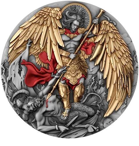 Stříbrná mince 2 Oz Archanděl Michael | Česká mincovna
