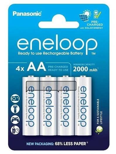 Nabíjecí baterie AA Panasonic Eneloop 2000mAh Ni-MH 4ks