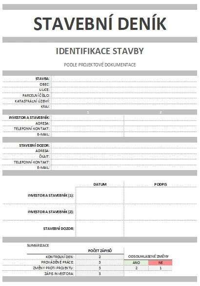 Stavební deník