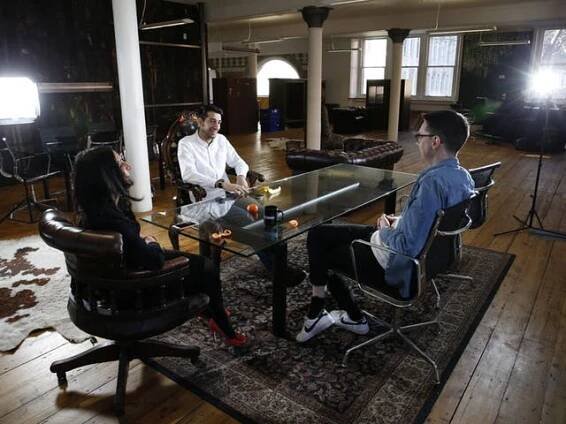 Bible leaders, left to right: Mimi Turner, Arian Kalantari,  and Ian Moore