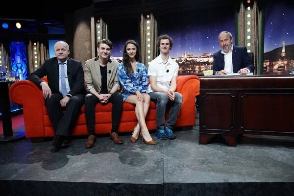 Hosté Show Jana Krause Roman Prymula, Marek Lambora, Eva Burešová a Adam Ondra