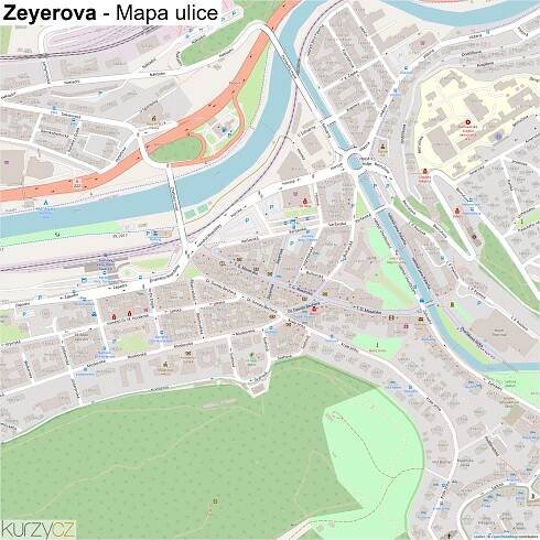 Zeyerova - mapy | Kurzy.cz