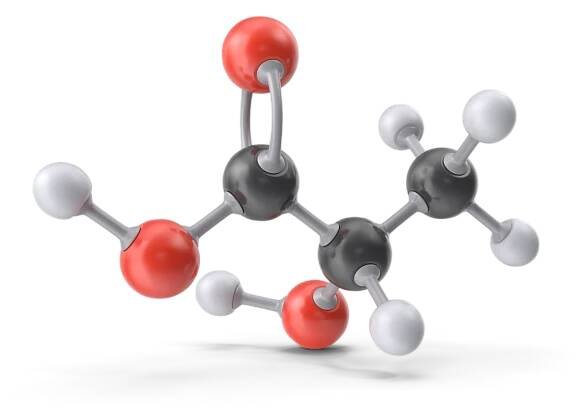 A Chemical Structure of Lactic Acid