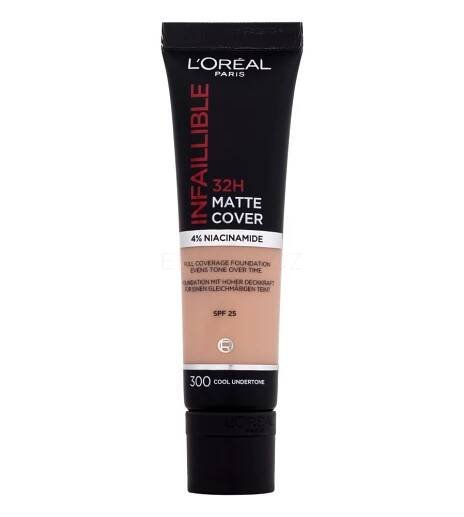 L'Oréal Paris Infaillible 32H Matte Cover SPF25 Make-up pro ženy 30 ml Odstín 300 | ELNINO.CZ