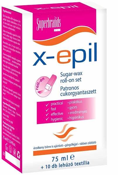 X-Epil - Sada na depilaci s cukrovými voskovými patronami