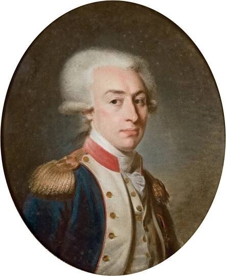 J.-B. Weyler: La Fayette (kolem 1790)