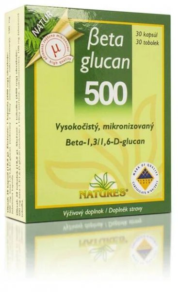 Beta glucan 500 - 30 kapslí