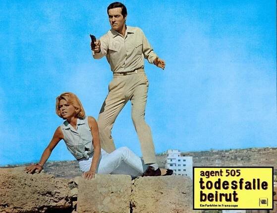 Geneviève Cluny, Frederick Stafford - Agent 505 - Todesfalle Beirut - Fotosky