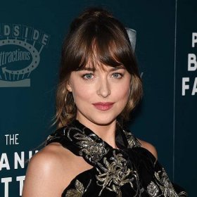 Dakota Johnson Rocks A Completely Sheer Black Gown For Her Appearance On 'Late Night' As Fans Say: 'Outfit Is Slaying'