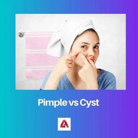 Pimple vs Cysta: Rozdíl a srovnání