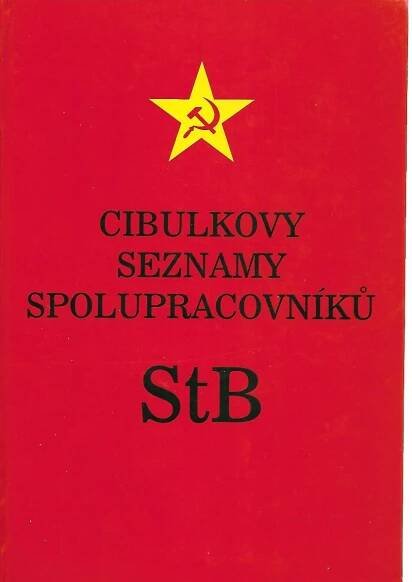 kniha Cibulkovy seznamy spolupracovníků StB