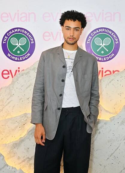 LONDON, ENGLAND - JULY 01: Archie Madekwe attends the evian 'Mountain Of Youth' VIP Suite during day two of Wimbledon 2025 on June 30, 2025 in London, England. 

Photo by Dave Benett