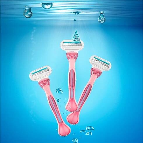 GILLETTE Venus Sensitive Smooth, dámská holítka, 3 ks