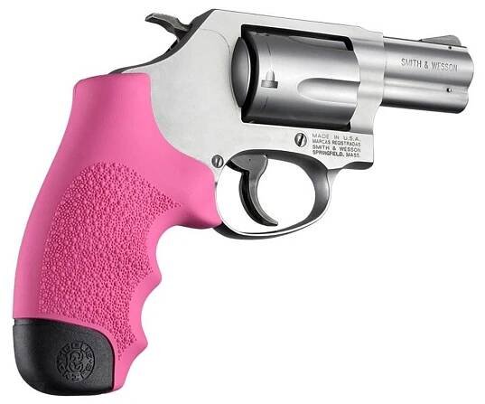 Střenky Hogue Smith & Wesson J rám round butt růžové