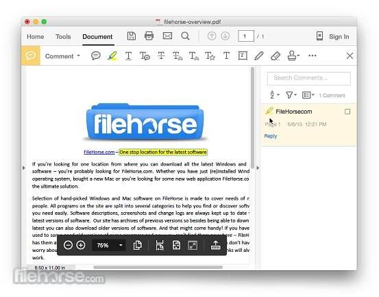 Adobe Acrobat Reader for Mac Screenshot 4