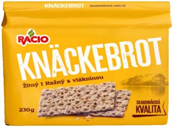 Racio Knäckebrot žitný s vlákninou 230 g