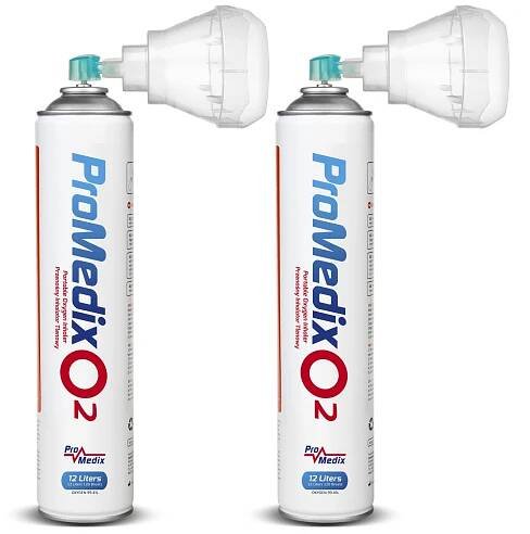 Přenosný 99,4% inhalátor kyslíku v plechovce Promedix 12L, PR-994, 2 kusy