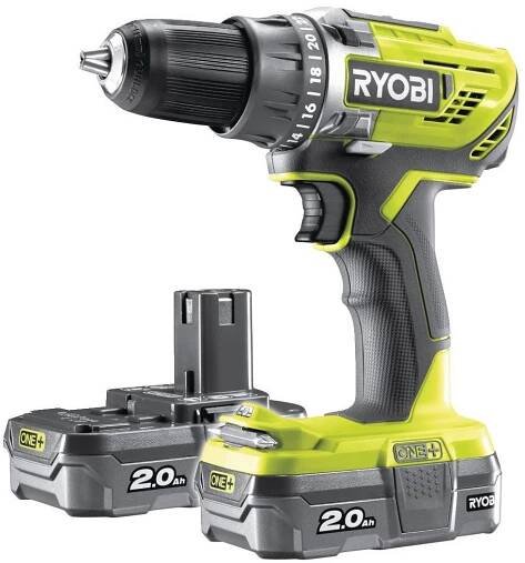 RYOBI Vrtačka AKU R18DD3-220S (2x2 Ah)