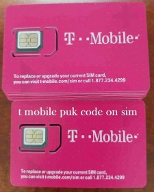 T mobile PUK kód na sim kartě