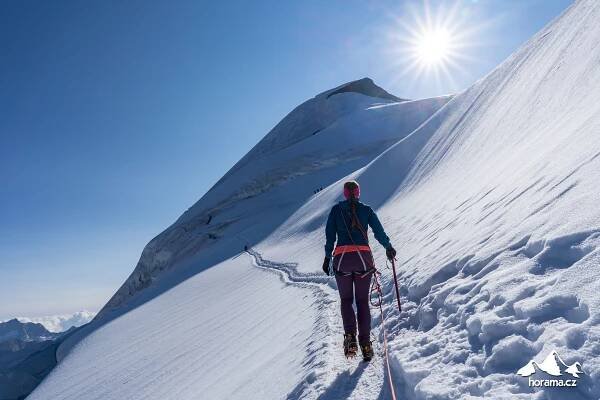 Allalinhorn, naše první čtyřtisícovka a výhled na alpské velikány | Horama