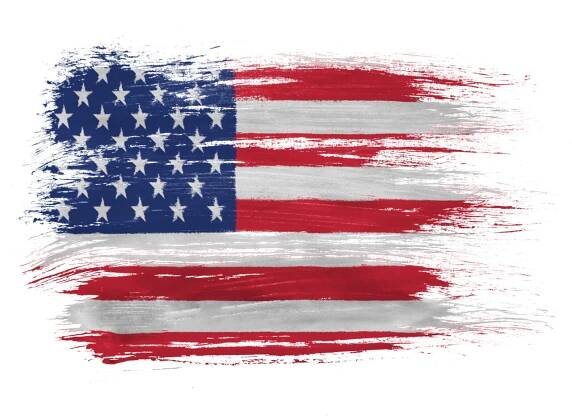 Stáhnout - Vlajka usa — Stock obrázek