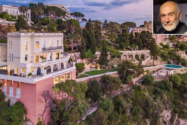Sean Connery's Longtime Home in South of France (Where He Filmed James Bond!) for Sale for $34M