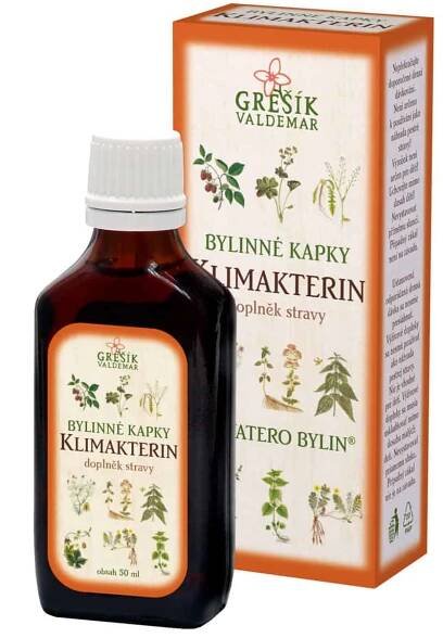 Grešík Klimakterin kapky 50 ml od 89 Kč