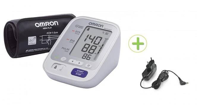 OMRON Tonometr M3 Comfort + adaptér