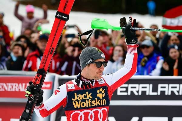 Marcel Hirscher wins eighth overall World Cup title
