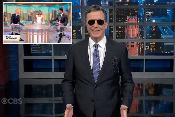 CBS anchor Nate Burleson said on Thursday that late-night host Stephen Colbert, whose show will end in May, was an "equal opportunist" when it came to making jokes. 