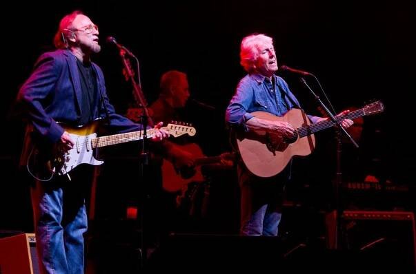 Stephen Stills & Graham Nash Join Dawes During FireAid L.A. Benefit Concert