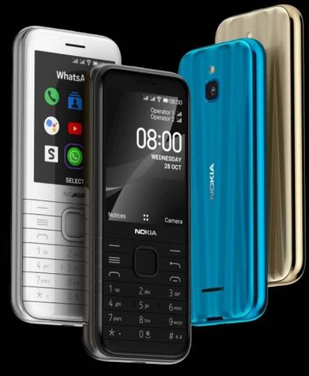 Анонсовано Nokia 8000 — кнопковий телефон з 4G