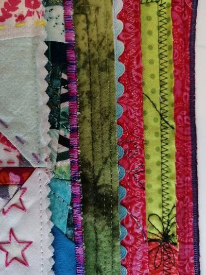 Fabric Postcard Swap - Juki Club